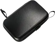 Perfeclan Table Tennis Racket Case Hard Case with Zipper Portable Drop Resistant Carry Bag Cover for Sports Accessories Travel Training