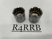Snap-on Tools USA NEW 3/8 Drive 15/16" 1" SAE 12PT Shallow Add On Socket Lot Set