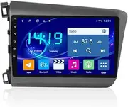 Car Stereo Radio Multimedia Player Suitable Compatible for Honda Civic 2012-2015 Navigation Car GPS Navigator Central Control Big Screen 4G + 64G