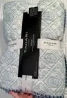 TAHARI Full/Queen Reversible Block Printed Reversible Quilt Blue