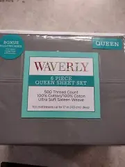 Waverly Queen 500 thread count Grey