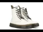 NEW Dr Marten Doc Size Mens 10 / Women 11 White Martin Leather Combat Boots