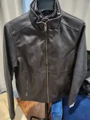 mens docker brown faux leather Size Medium