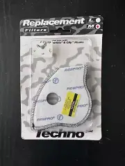 Respro Techno Gold Replacement Filters (2-Pack) Size Medium