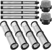 Aswalling Airless Filter Kit,Compatible with 390 395 490,60 Premium Airless Tool Filter Screen for Airless Sprayers Paint Machine Airless Filter Kit Hvlp Paint Sprayer 1Set