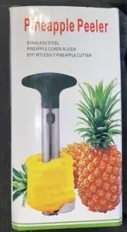 Pineapple Corer Slicer Cutter Peeler Stainless Steel Kitchen Easy Gadget New