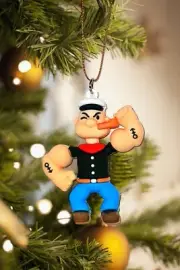 Popeye The Sailor Man Animated Cartoon Anime Collectible Christmas Tree Ornament