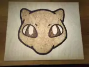 Mew (Pokemon) Pyrography Plaque