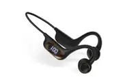 Bone Conduction Headphones, 5.3 Bluetooth Wireless Open Ear Headphones, HiFi Stereo Sound Wireless Headphones with Led Display, Wireless Earbuds for Workout, Running, Gym(Black)