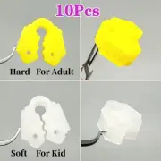 10Pcs Dental Occlusal Pad Rubber Split Intraoral Support Mouth Props Bite Block
