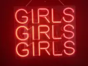 Girls Girls Girls Red Acrylic 14"x10" Neon Light Sign Lamp Night Club Party Gift