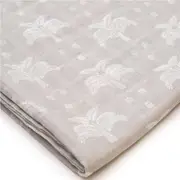 Organic Cotton Muslin Swaddle - Grey Palms & Pineapples
