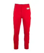 side-stripe track pants XS Red