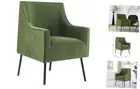 Mordern Accent Chair, Home Décor, Accent Chairs for Living Room & Green Velvet
