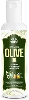 Old Tree Extra Virgin Olive Oil (100ml) - Natural, Unrefined And Cold Pressed Oil for Skin Care, Promote Hair Growth and Moisturized Nails
