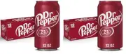 (24 Pack) Dr Pepper Original Soda Soft Drink, Unique Taste, 12 Fl Oz