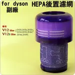 #鈺珩#FOR DYSON【副廠】V12 DETECT SLIM HEPA濾網、濾心、後濾網、濾蕊SV20 SV34過濾