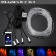 RGB LED Strips Ambient Light APP Bluetooth Control Car Interior Atmosphere New