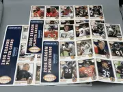 Chicago Bears Tribune Football Card Sheets #1, 2, 3 Urlacher Hester RC