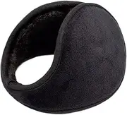 [EIYIELX] Winter of The Men's Warm Enlarged Ear Cap Ear Muffs(Black)
