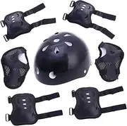 1 Set Kids Knee Pads Kid Skateboard Kids Bicycle Helmets Knee Pads Helmet and Knee Pads Kids Skateboard Helmet Skateboard Protective Gear Cycling Protective Gear Elbow Pads