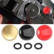 Concave Shutter Release Button Rubber Ring for Fujifilm Leica Nikon Canon F