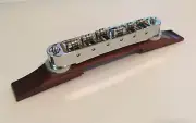 ROLLER ADJUSTOMATIC BRIDGE FOR GRETSCH GUITARS With Rosewood Base Hollowbody