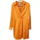NWT House of Harlow 1960 x Revolve Orange Shirt Dress. Woman's Sz Large.