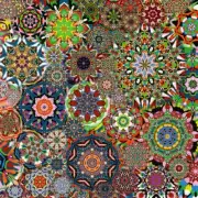Kalidescope Circles BLOTTER ART perforated tabs psychedelic art