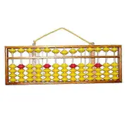 Big Size NON-SLIP Chinese Abacus 58cm 13 Column Wooden Abacus Calculating Tool Collectible Mathematics Education for Teachers