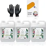 Epoxy Resin Clear Kit 2:1 6L Glass & Water Ultra Clear Epoxy Coating Resistant UV 2:1=A(4L):B(2L)