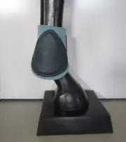 Horse Back or Fetlock Boots AUSTRALIAN MADE Pale & Navy blue Pick your size