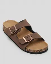 [Lucid] Lucid Boys' Cortina Sandals in Brown Size 05 05 Brown