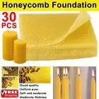30pcs Waxing Beekeeping Equipment Sheet Honeycomb Foundation Bee Hive Wax Frames