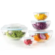 Soffritto Pure Glass Bowl Set of 5 - Robins Kitchen