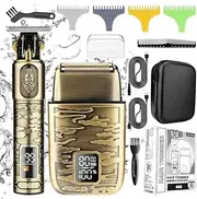Hair Clippers for Men Professional,Beard Trimmer Kits & Sets, Cordless Mens Hair Trimmer, Electric Shavers, Haircutting Machine with LED Display, for Barber,for Gifts