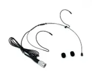 Double Earhook Headset Mic w/ 4 pin mini XLR for Audio Technica Wireless **NEW**