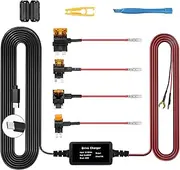 Upgraded Dash Cam Hardwire Kit USB C, 11.5 Type-C Hard Wire Kit for Dash Camera, USB C Hard Wire Kit Fuse12V-24V to 5V Hardwire Kit Car Camera Charger Power Cord with Low Voltage Protection