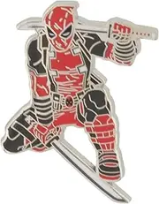 [Monogram] Deadpool Ready for Battle Enamel Pin, Enamel, no gemstone