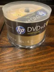 [NEW SEALED] HP LightScribe DVD+R 50 Pack Spindle 16x 4.7GB 120 Min