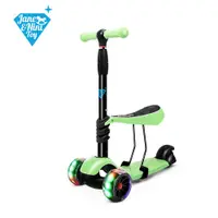 在飛比找PChome24h購物優惠-【JN.Toy】2合1兒童滑板車(綠)