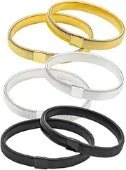 [CHILDWEET] Spring Men Bangle Wristband Arm Sleeve Cuff Elastic Cuff Bangle for Fashion