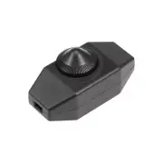 Rotary Cord Switch 2A Slide Control Lamp Dimmer 100-Watt Black