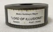 Lord of Illusions Theatrical Movie Trailer on 35mm Film, Flat, 1995 Clive Barker