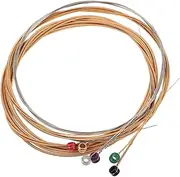 CORHAD 6-pack Folk Guitar Strings Acoustic Guitar Strings Set for Beginners Pros Replacement Music Strings Kit