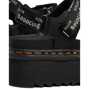 Dr.Martens KIMBER WEBBING STRAP SANDALS 女款 加厚底 馬丁 馬汀 涼鞋 (黑色)