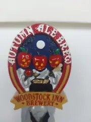 Woodstock Inn Brewery beer tap handle autumn ale brew