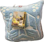 BumbleBee Transformer 18"x18" Glow In The Dark Throw Pillow Blue