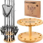 PLUSINNO V12 Fishing Rod Holders for Garage, Vertical Fishing Pole Holders