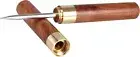 Welldoit 9" Stainless Steel Ice Pick with Wooden Handle and Sheath Kitchen To...